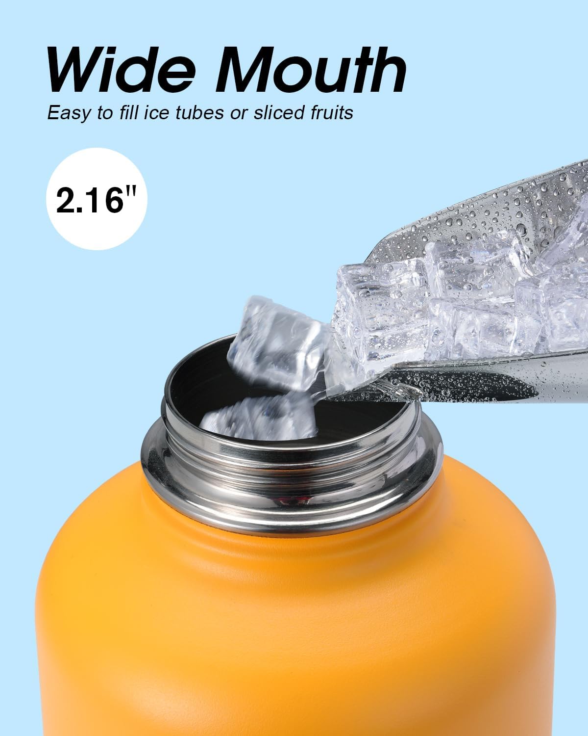 Coolflask 64 oz Water Bottle