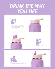 40 oz metal water bottle