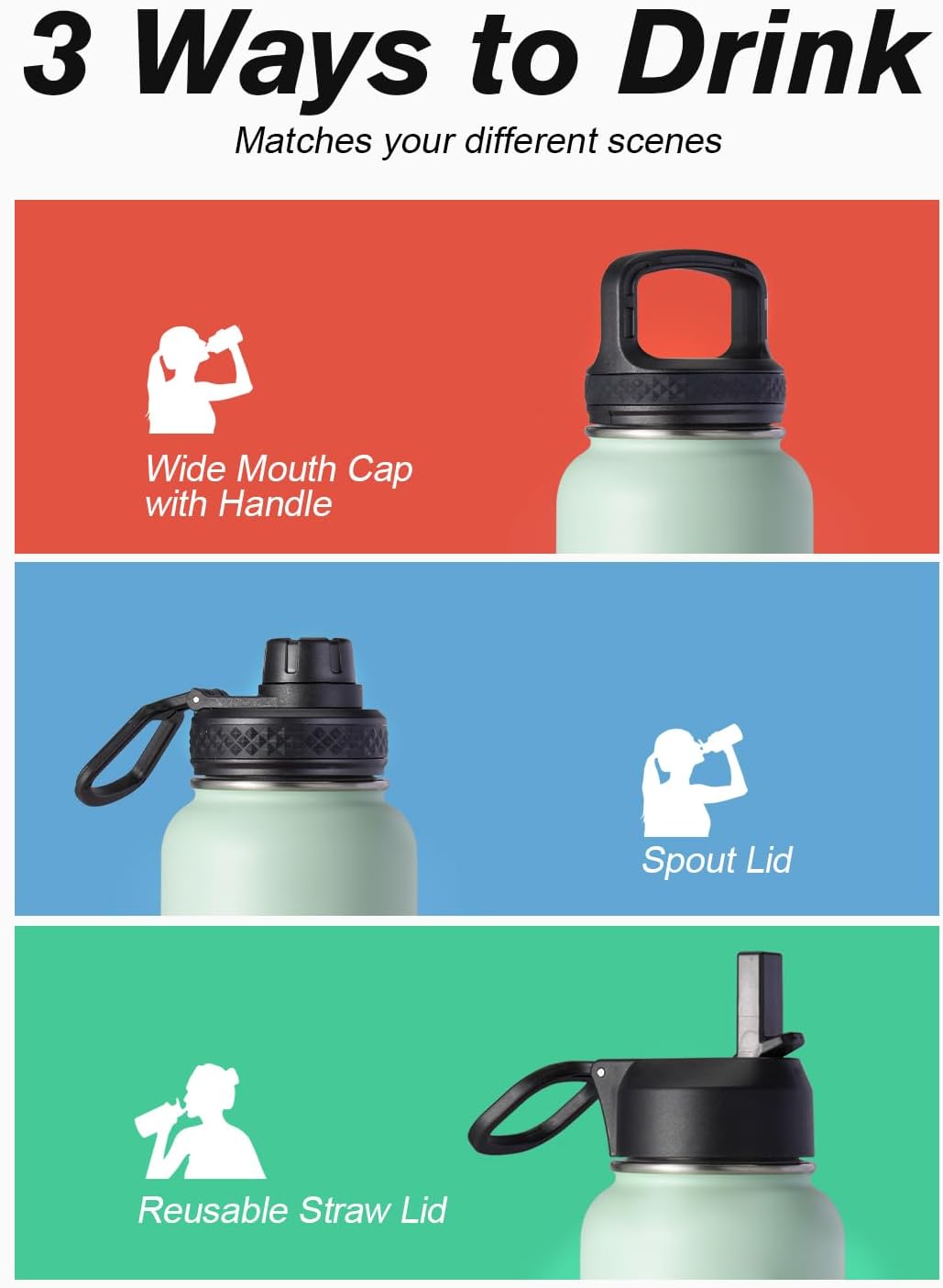 Coolflask 32 oz Water Bottle