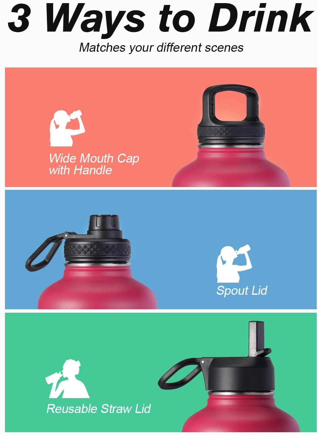 Coolflask 64 oz Water Bottle