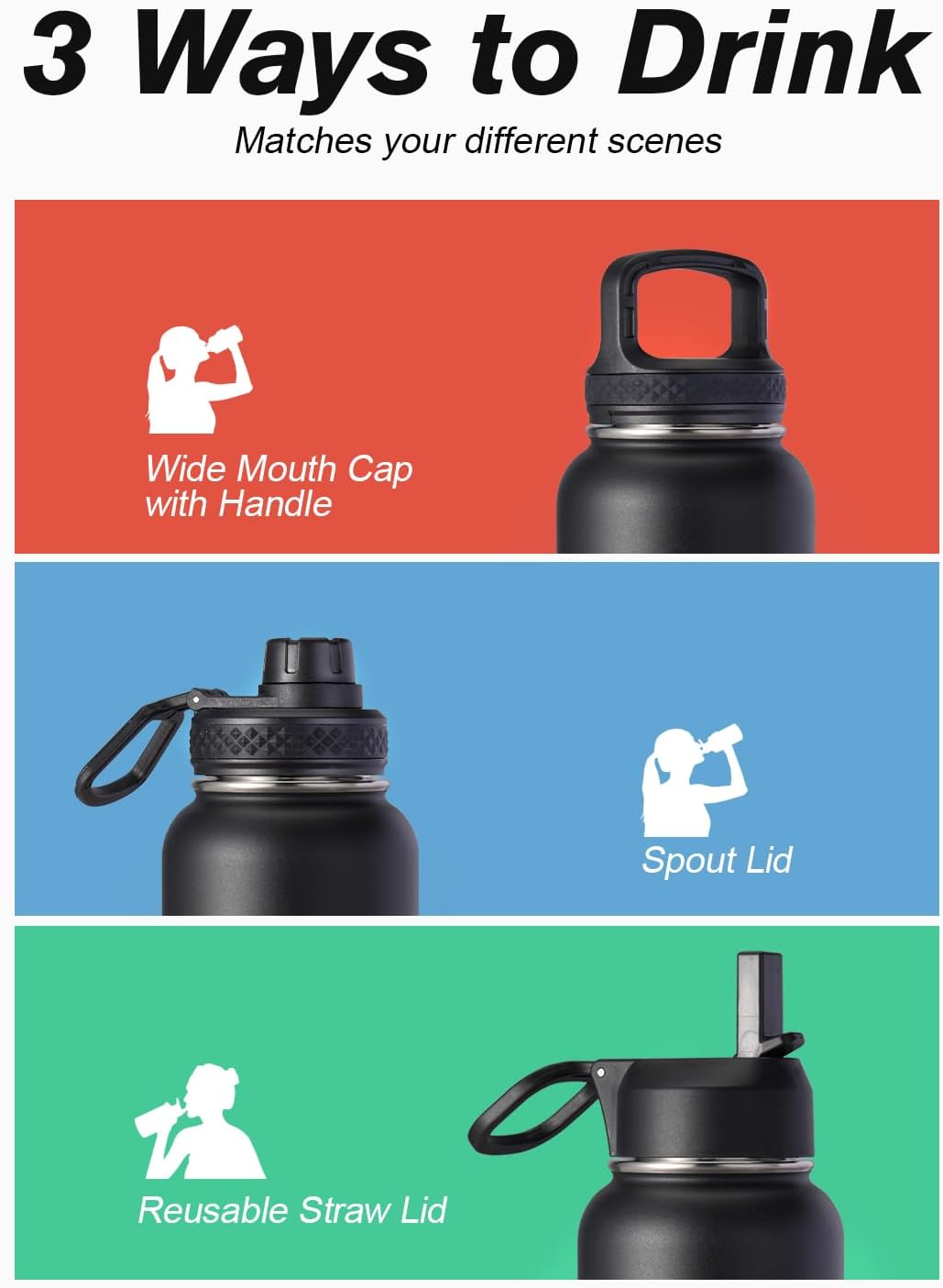 Coolflask 32 oz Water Bottle
