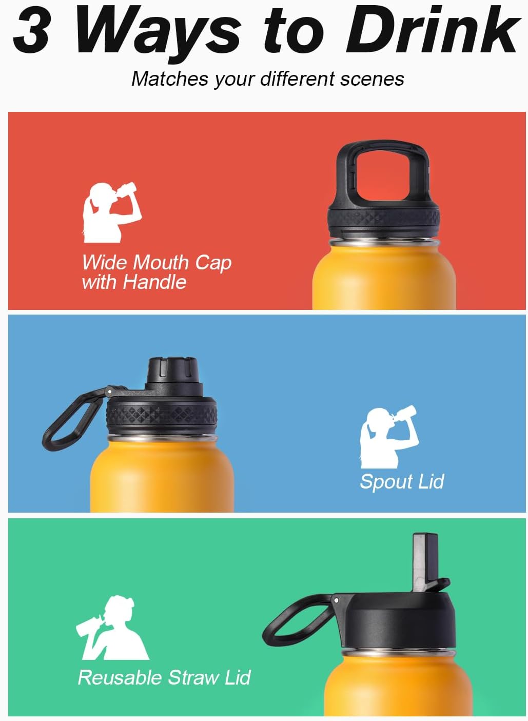 Coolflask 32 oz Water Bottle