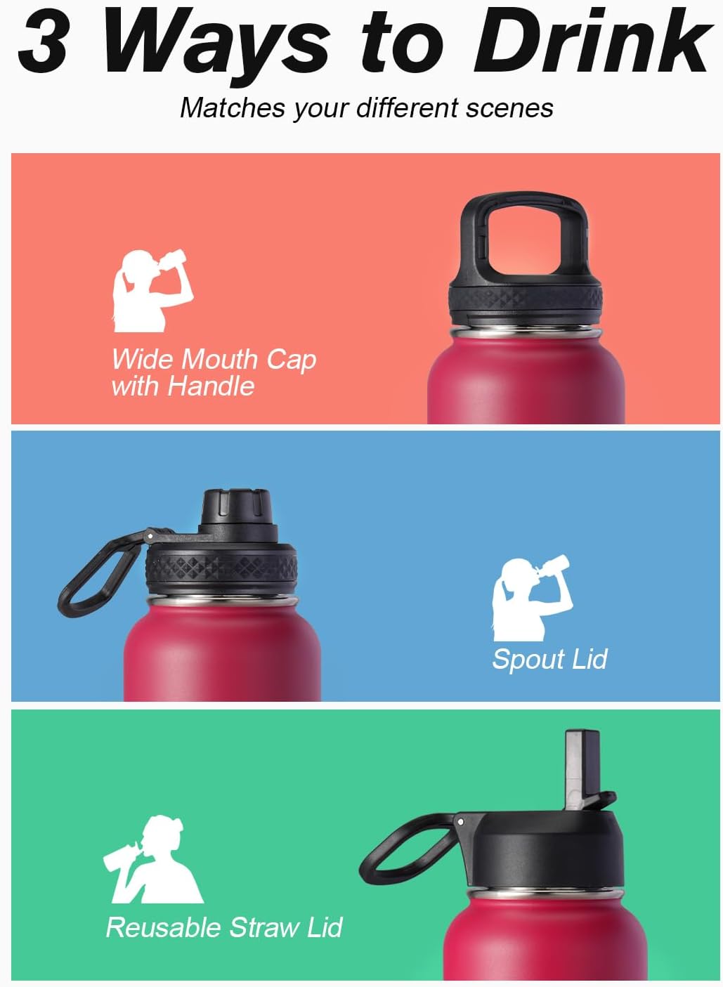 Coolflask 32 oz Water Bottle