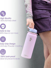 32 oz Compact Water Bottle With Strap