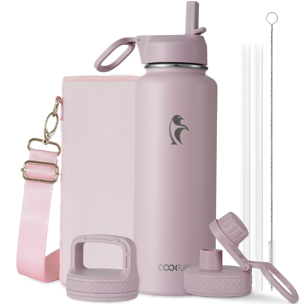 Classic 40 oz Water Bottle with Straw