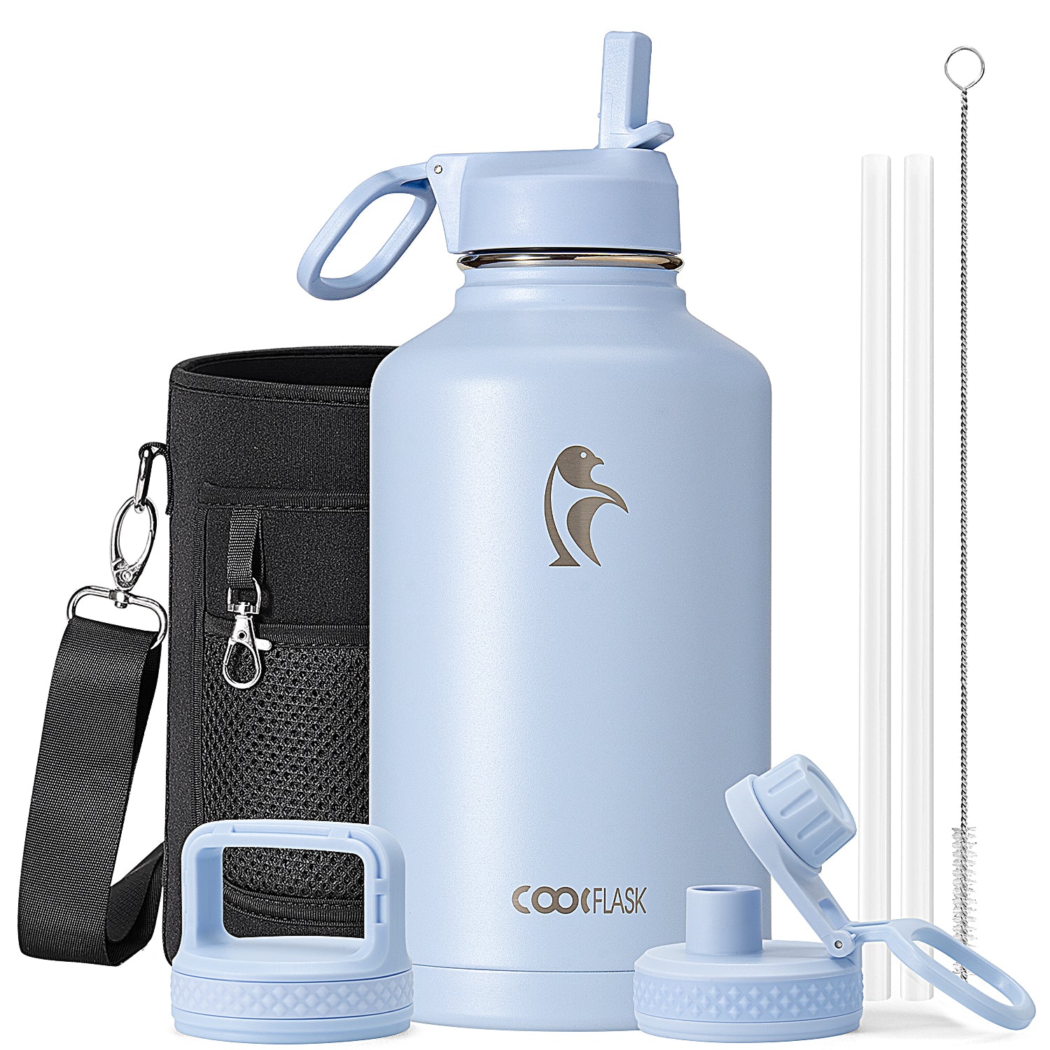 Classic 64 oz Water Bottle with Straw