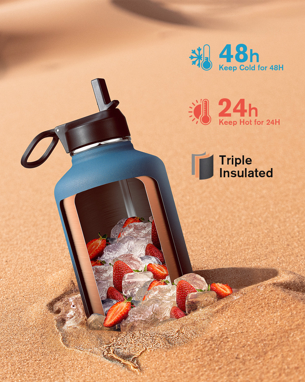64 oz water bottle