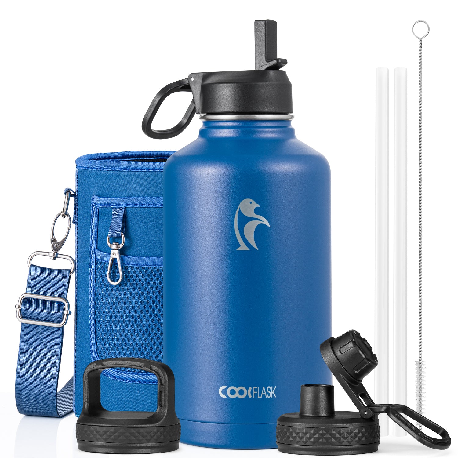 Classic 64 oz Water Bottle with Straw