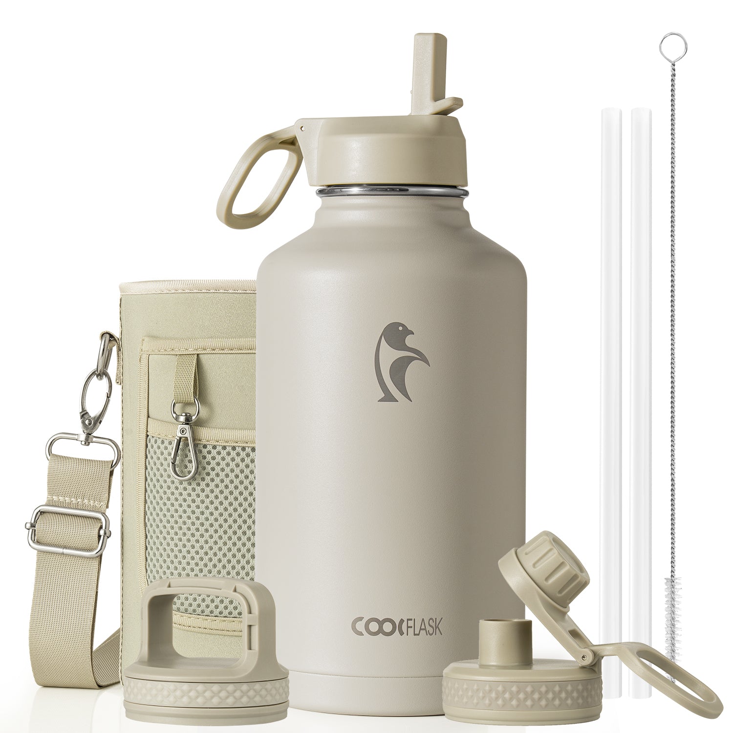 Classic 64 oz Water Bottle with Straw