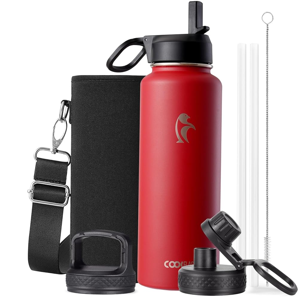 Classic 40 oz Water Bottle with Straw
