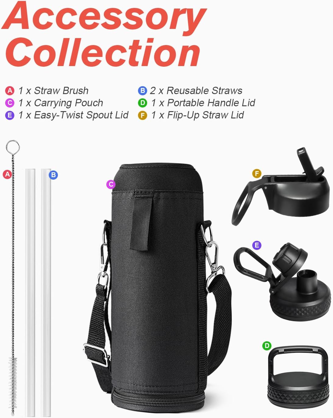 Coolflask 40 oz Water Bottle