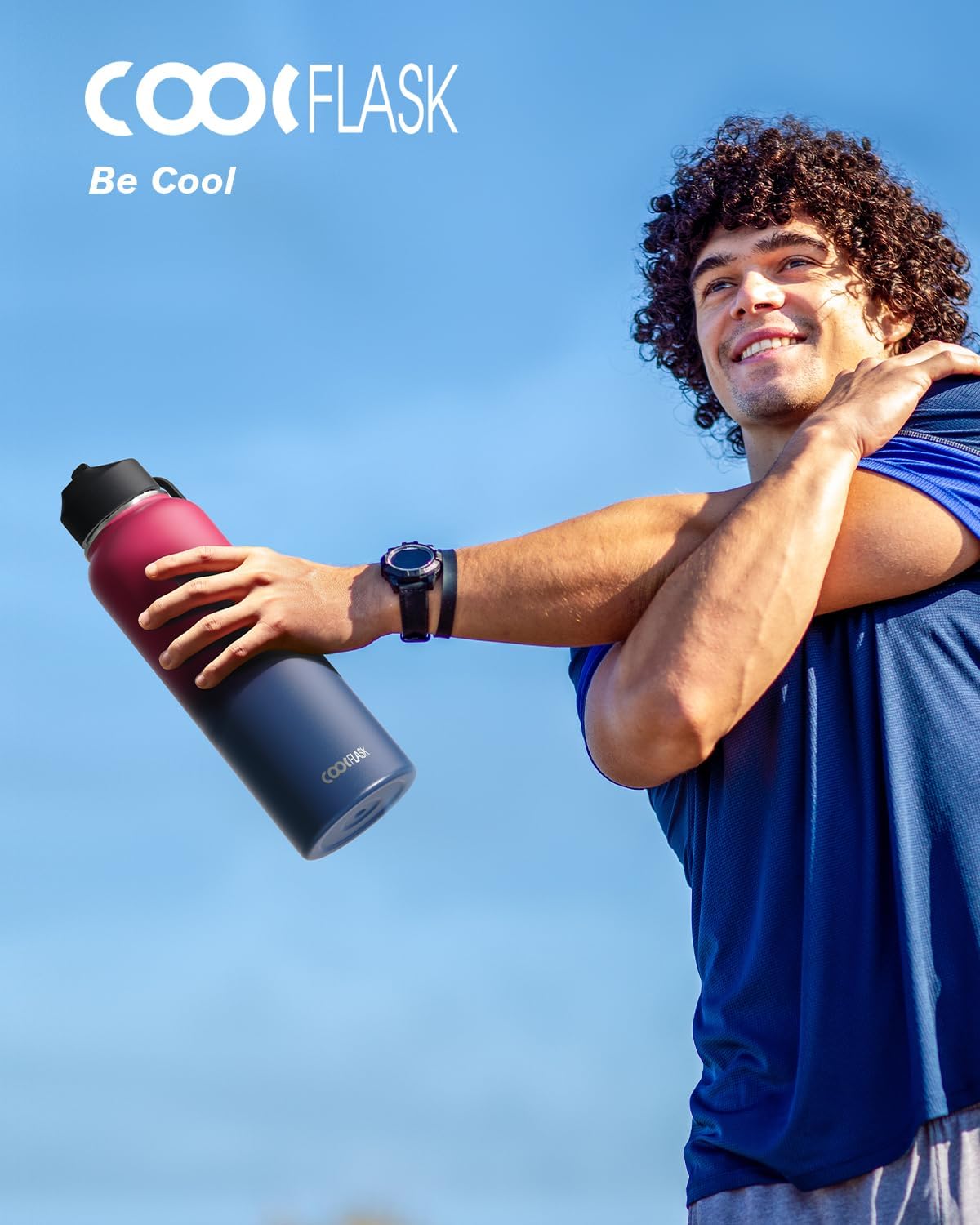 Coolflask 40 oz Water Bottle