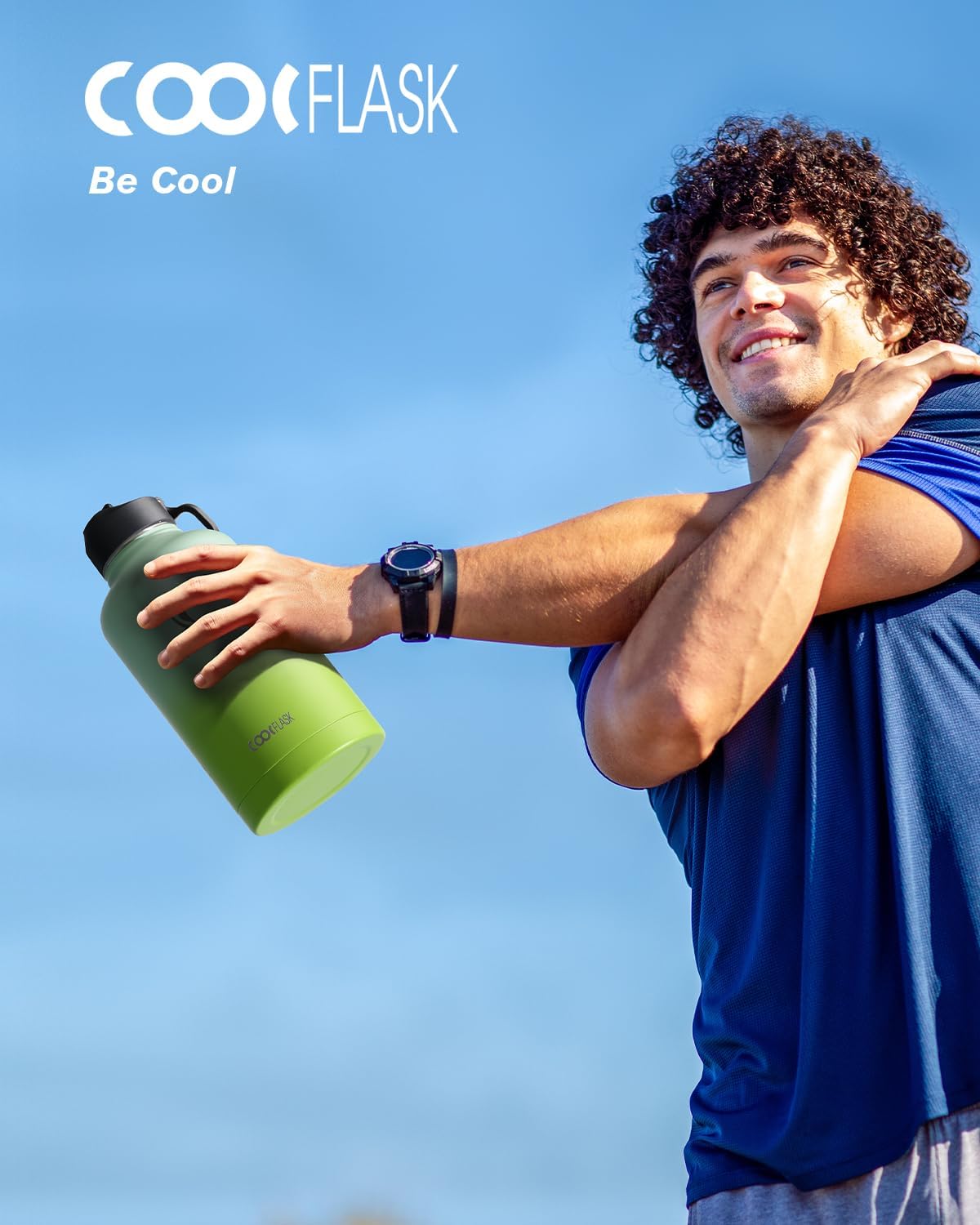 Coolflask 64 oz Water Bottle