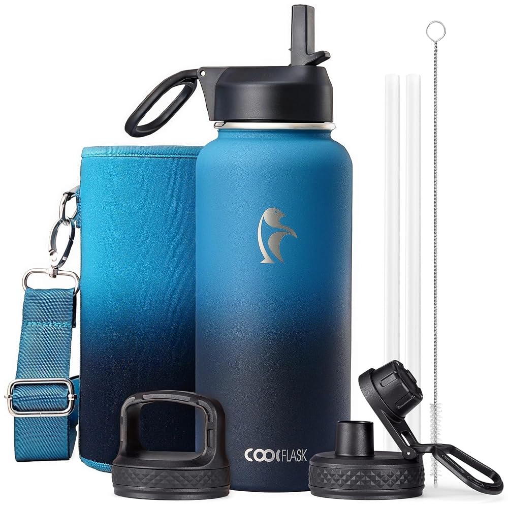 Classic 32 oz Water Bottle with Straw