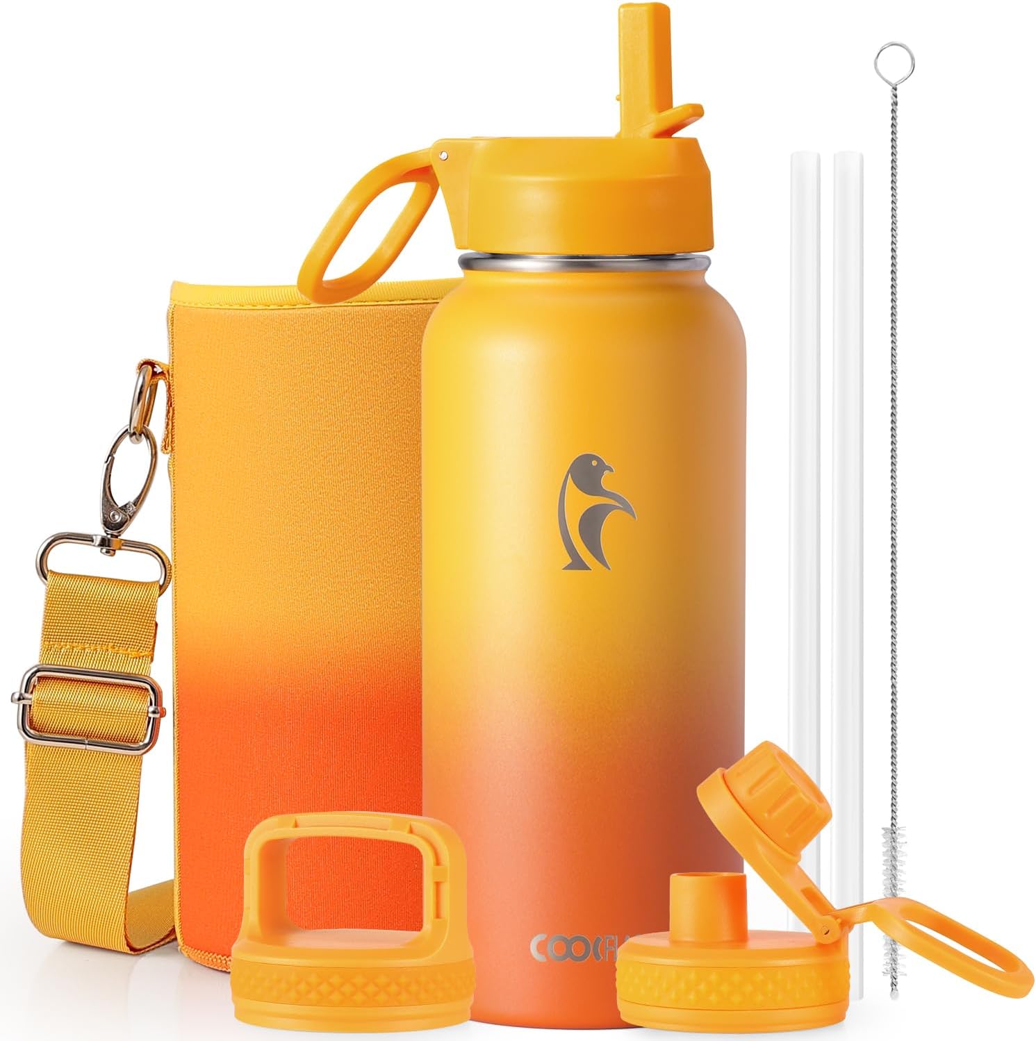 Classic 32 oz Water Bottle with Straw