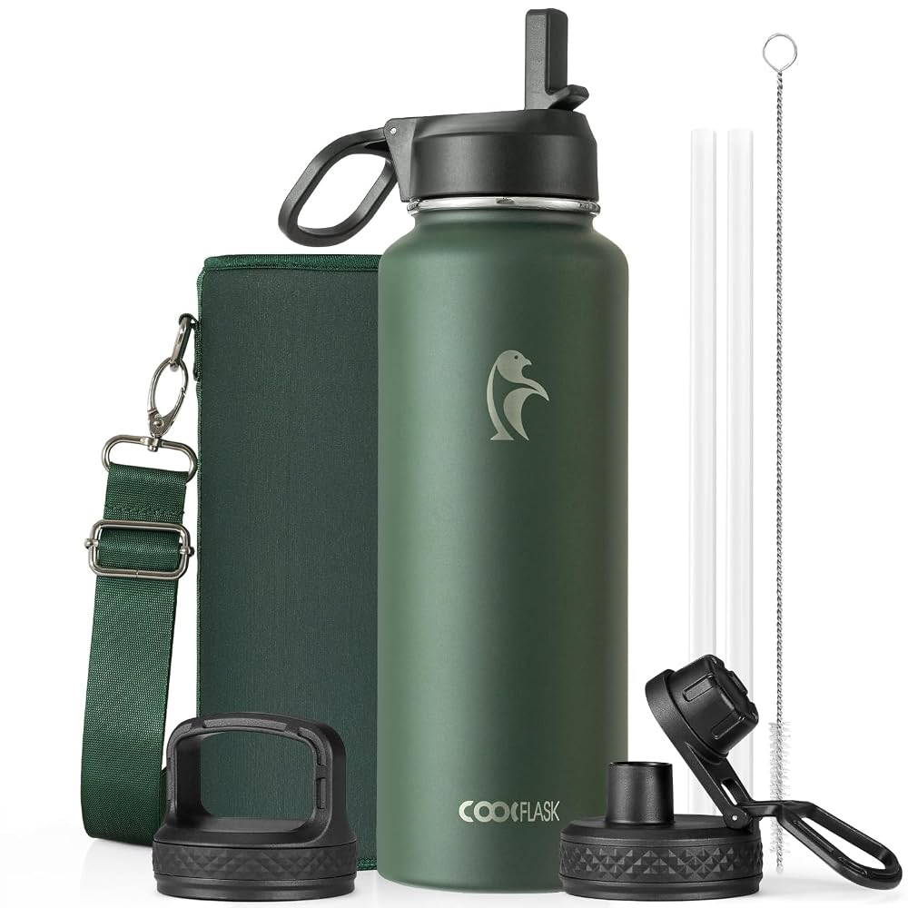 Classic 40 oz Water Bottle with Straw