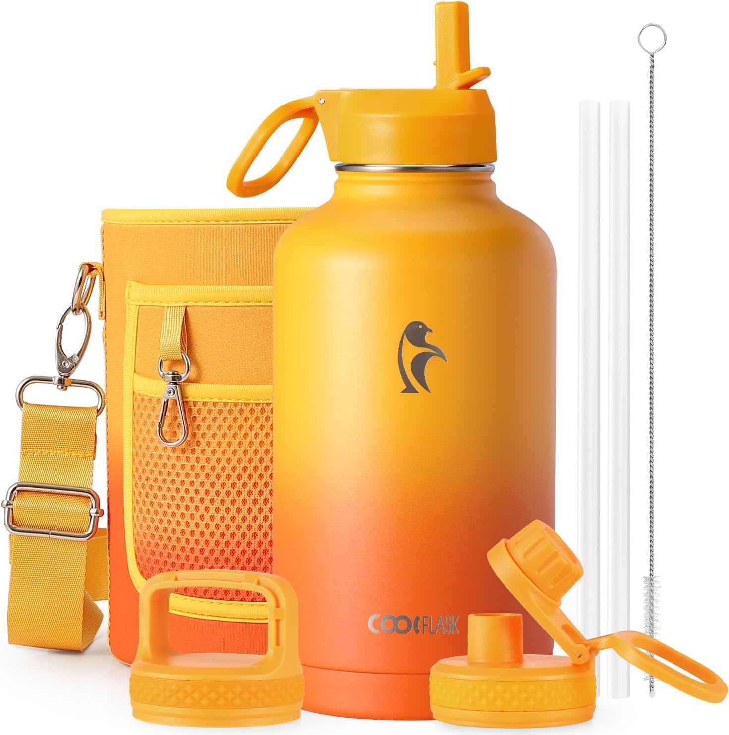 Classic 64 oz Water Bottle with Straw