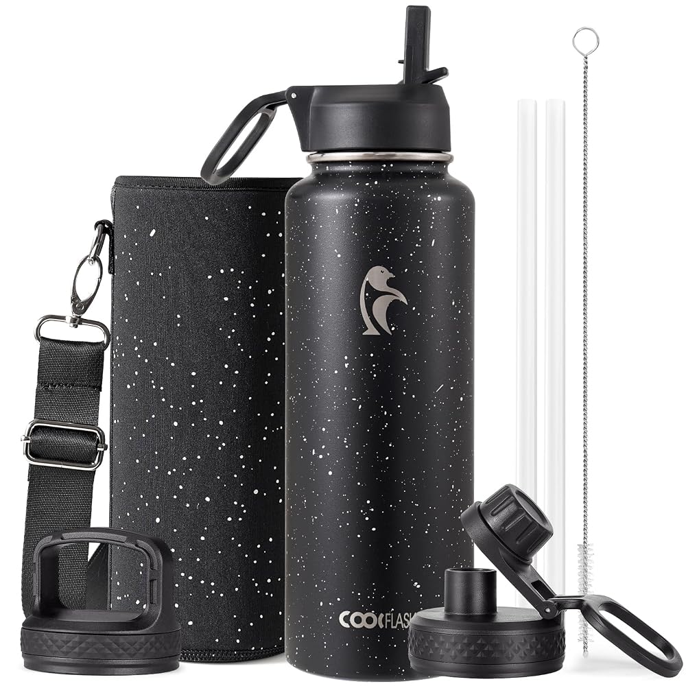 Classic 40 oz Water Bottle with Straw
