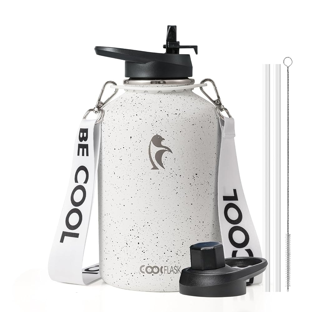 64 oz Compact Water Bottle With Strap