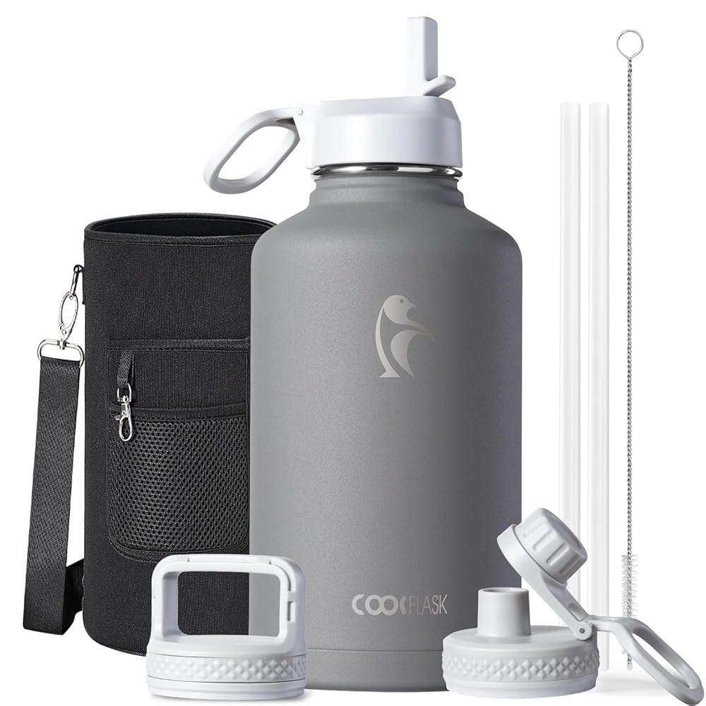 Classic 64 oz Water Bottle with Straw