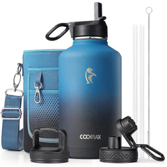 Classic 64 oz Water Bottle with Straw