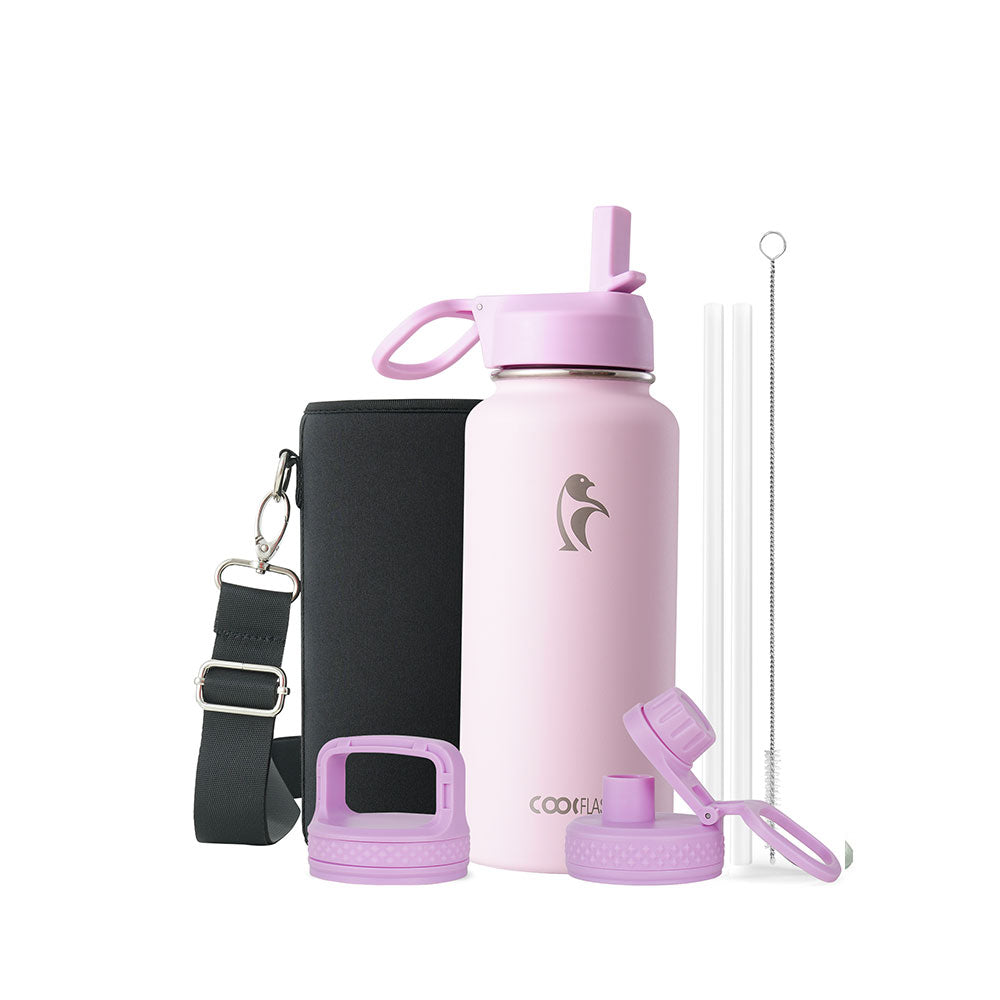 32oz stainless steel gym bottle