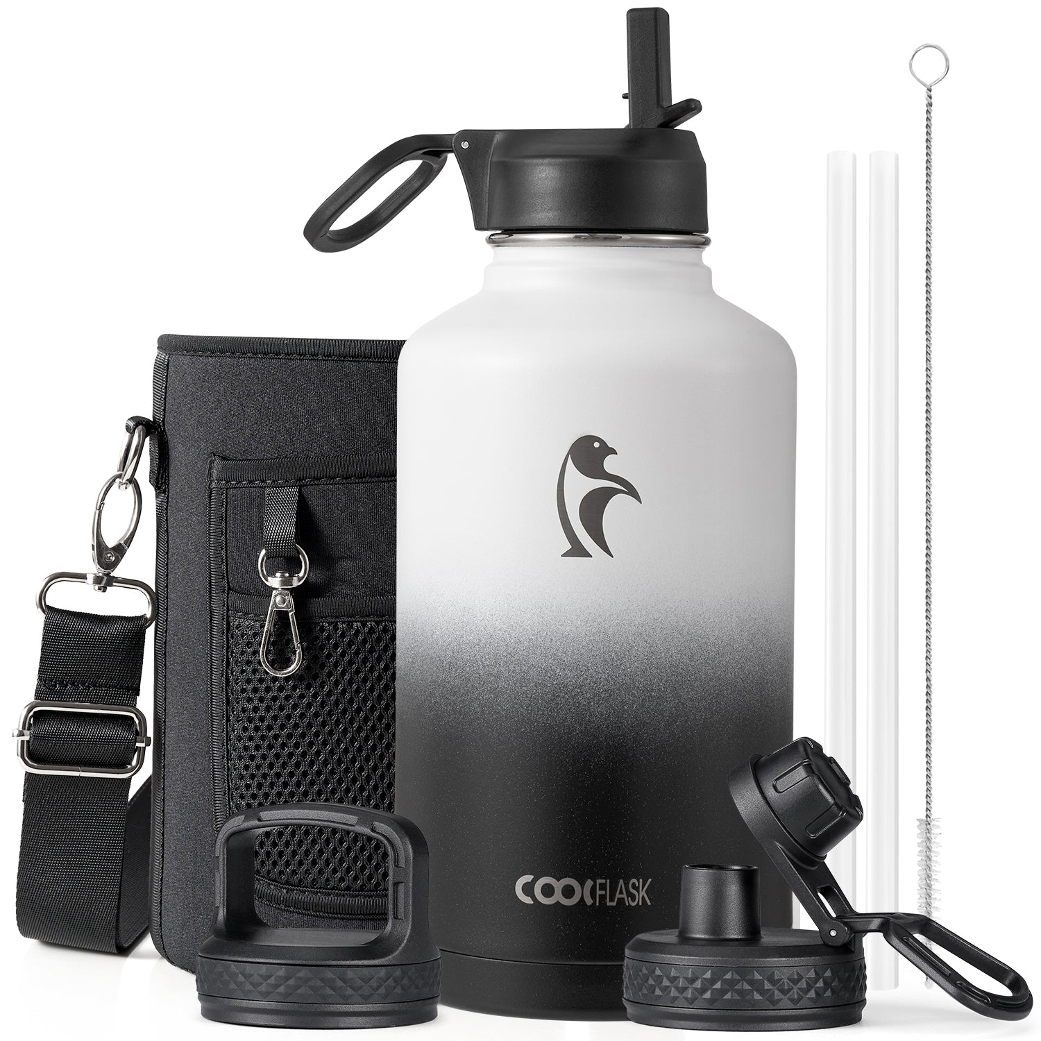 Classic 64 oz Water Bottle with Straw