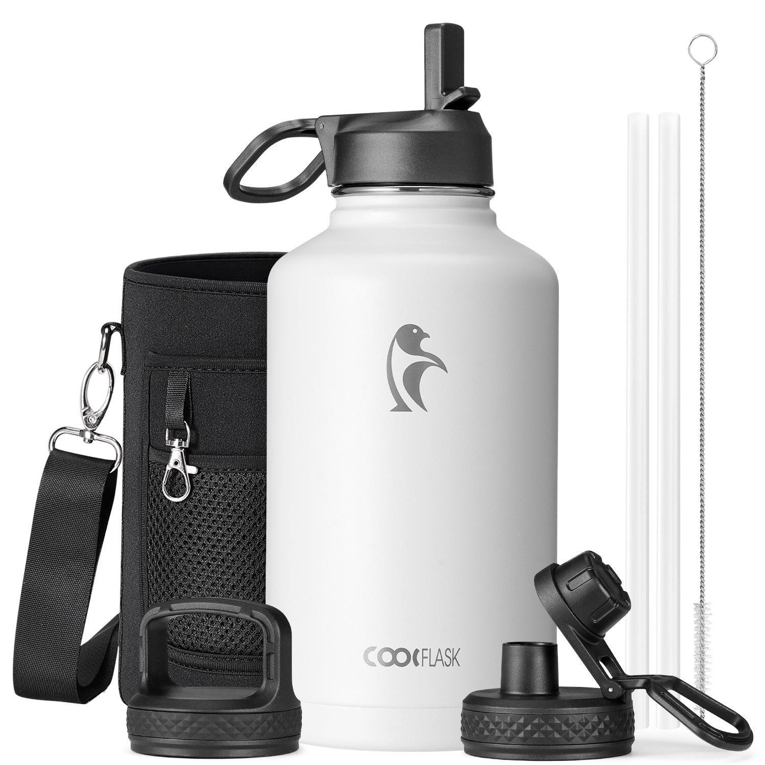 Classic 64 oz Water Bottle with Straw