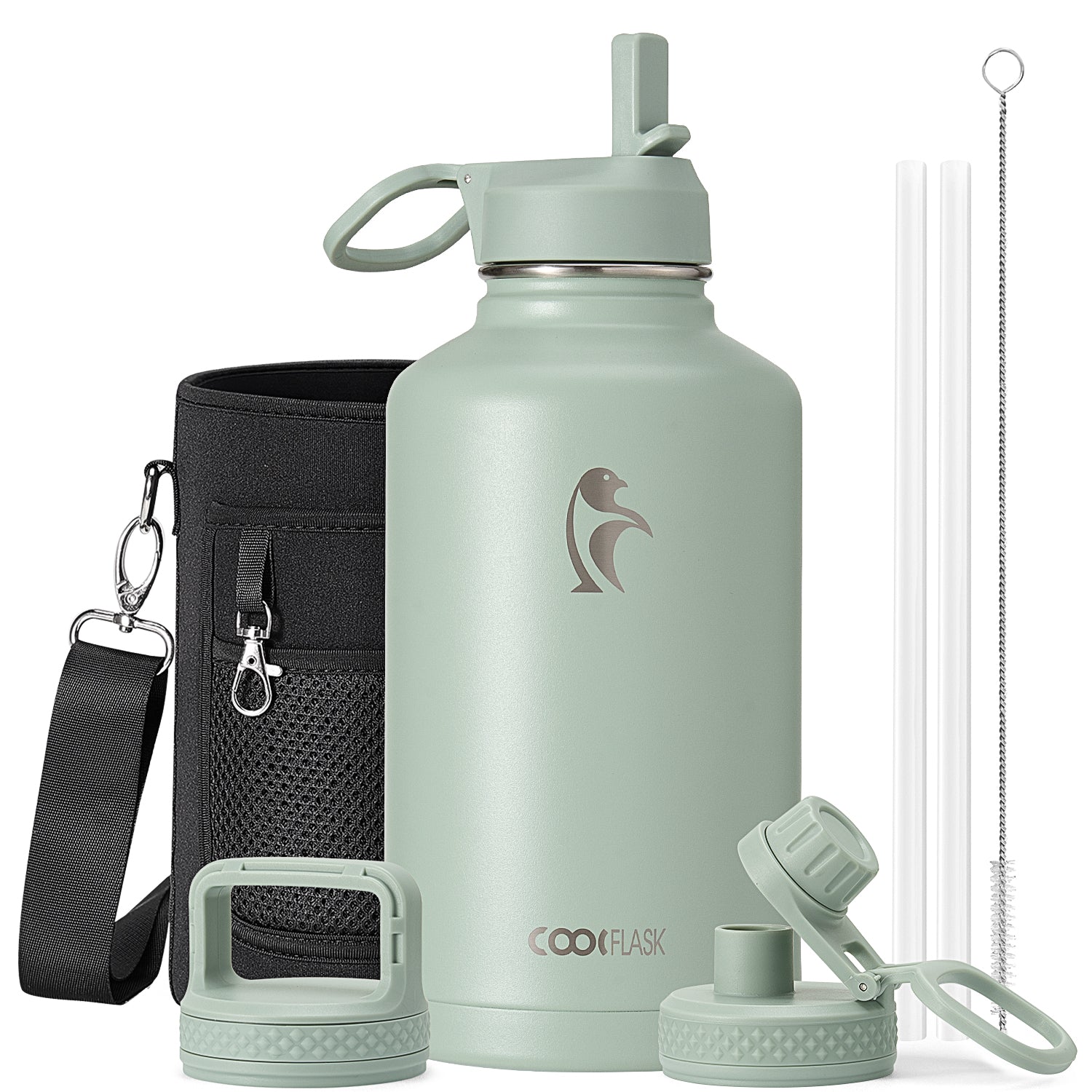 Classic 64 oz Water Bottle with Straw