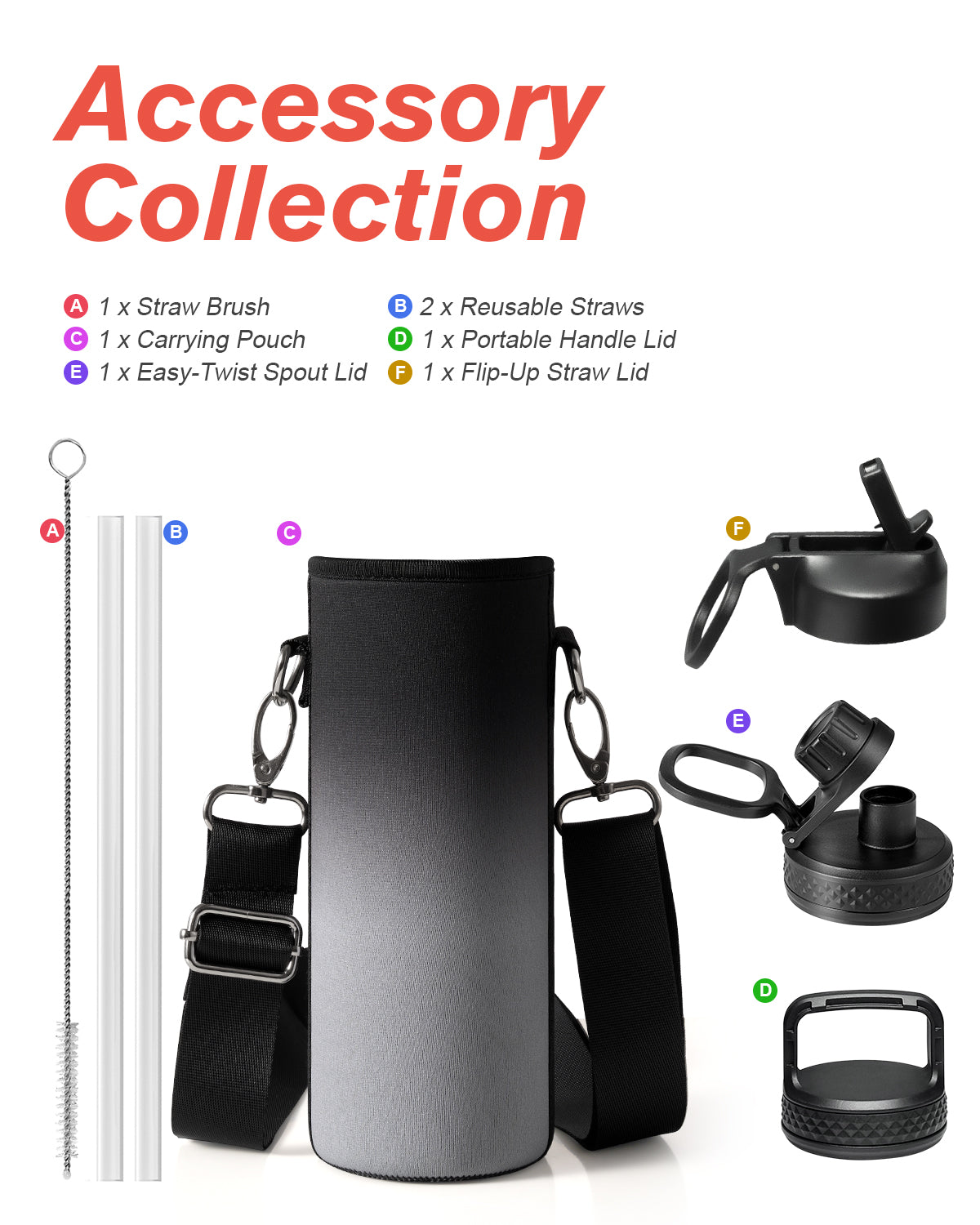 drink bottle with straw