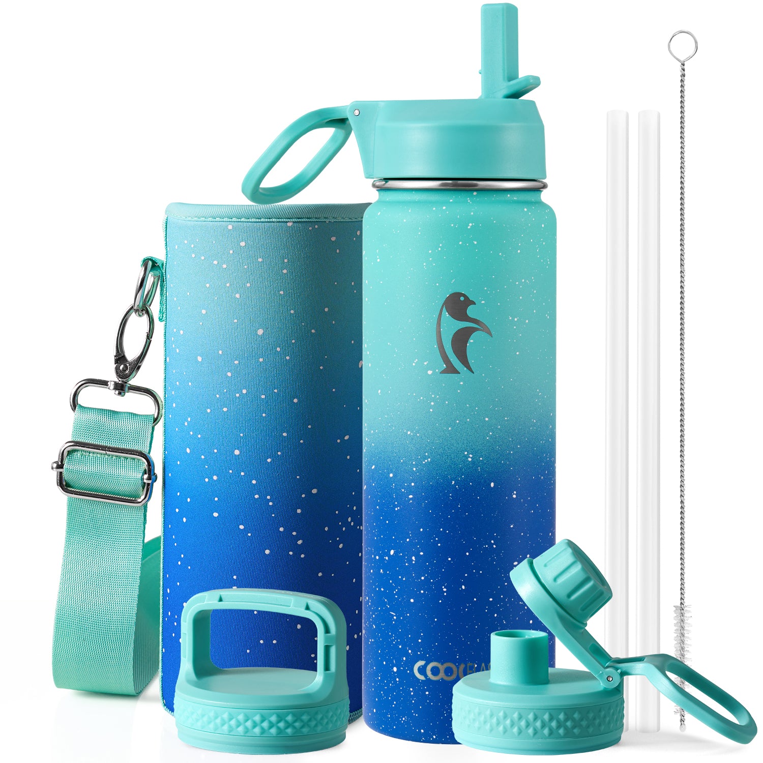 running bottle water