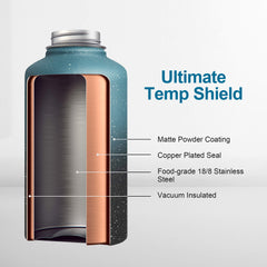 64 oz vacuum insulated water bottle